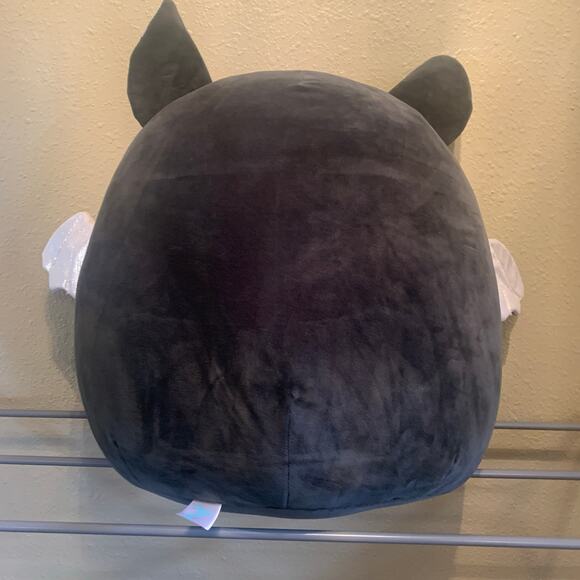 Squishmallows Halloween Squad 2021 Silver Emily Bat 16" Sparkly Wings Belly A41 - Picture 2 of 13